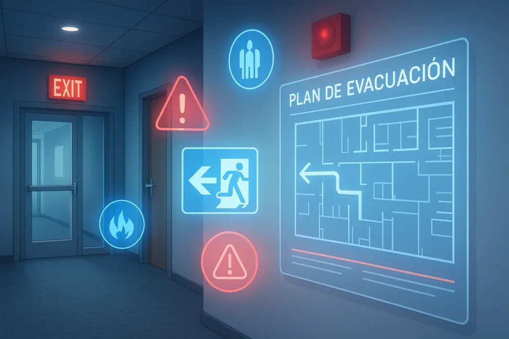 planes de evacuación